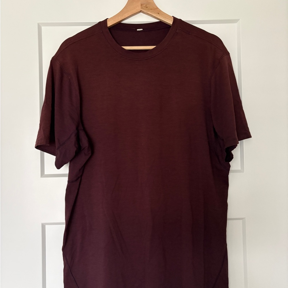 Men's Maroon Lululemon Shirt